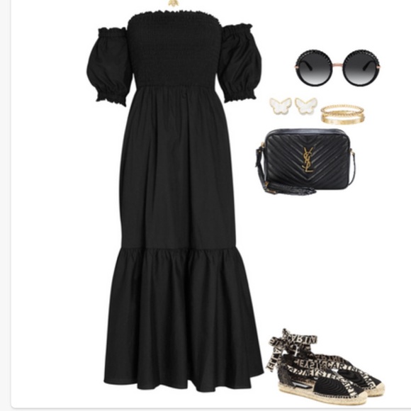 INTERMIX Dresses & Skirts - Intermix private label Aubrey smocked midi dress. Size S